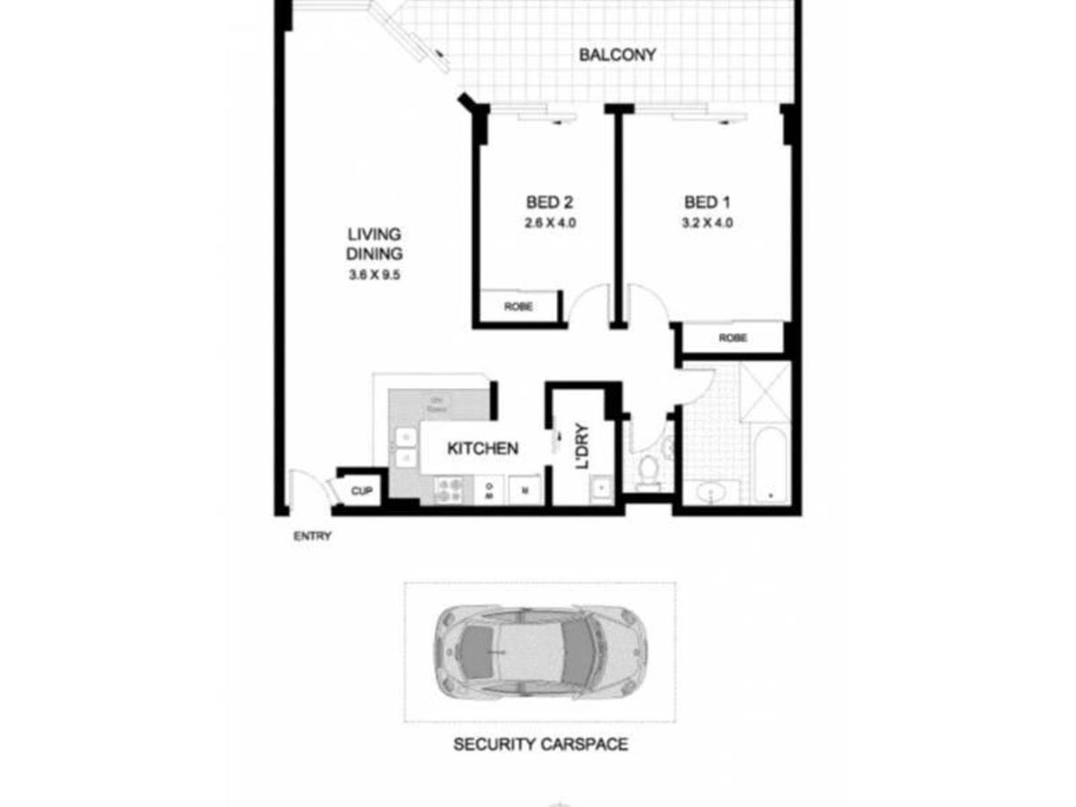 Accommodation Sydney - Kent Street Sydney Cbd Top Floor 2 Bedroom Apartment With Balcony Zewnętrze zdjęcie